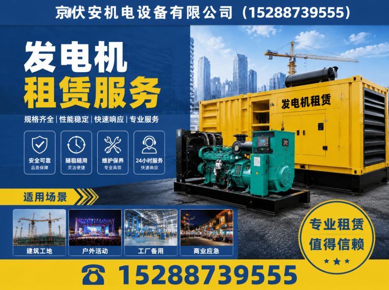 平顶山静音发电车租赁展示图